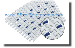 M3840 Roller Top 1.5" Modular Belting