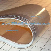 PTFE Glass Belting With Side Guide