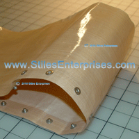 PTFE Glass Belting with snap guide