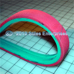 Twin V-Belt Linatex Covered With Splice