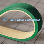 Seamless Green Rubber Covered Belt