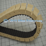 MD-14209 Custom Profile  Tan Covered Timing Belt