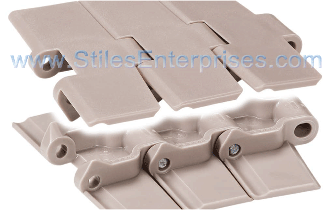 880B Radius Slat Top Chain Pic
