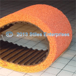 ME-11288-AFC Orange Sponge Label Belt