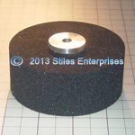 Black Sponge Rubber  Label Roller
