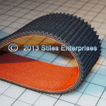 Black Rough Top Belt