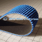 Blue Nitrile Rough Top Case Taper Belt