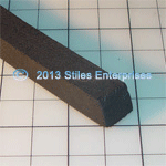 TB-12075-ABU !" x 1" Neoprene Spronge Strip
