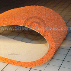 Labeling Equipment Orange Sponge Covered Belts