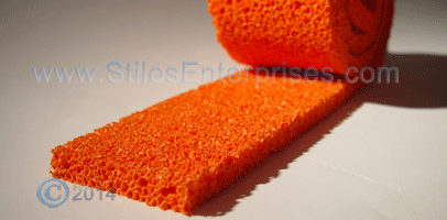 Orange Sponge Rubber