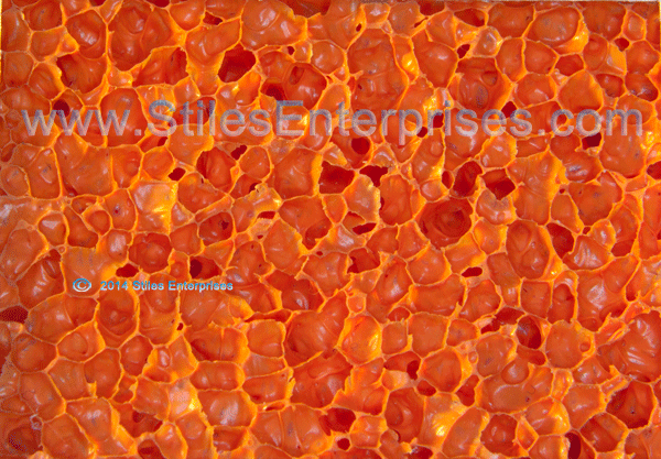 AFC Orange Open Cell Sponge