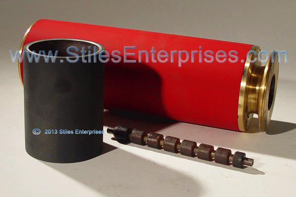 Solid Ruber Resurfaced Label Rollers