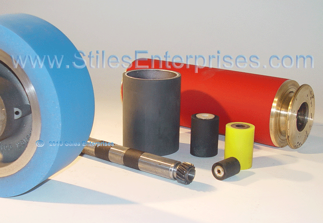 Solid Rubber Reconditioned Rollers