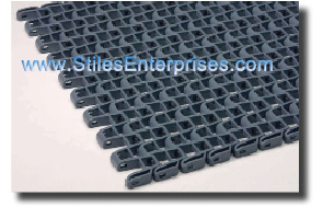 Straight 1.1" pitch belting®KVPF52 (1/2" x 1/2" Flat Wire) Modular Belting 