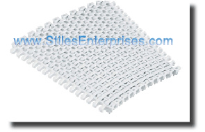 M2540 Radius Flush Grid 1" MTW  Modular Belting