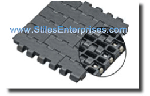 M2670 Flat Top Heavy Duty 1"Modular Belting 