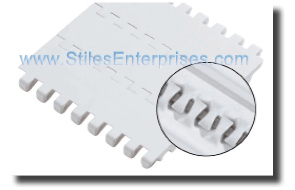 Straight 2.5 Inch Pitch Modular Belting