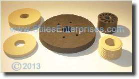 Rubber Bottle Spacer Wheels