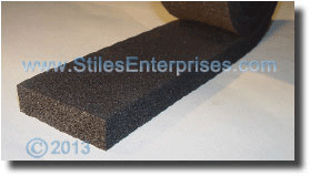 Closed Cell Black Neoprene No Skin