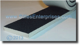 Black Fabric On White Sponge