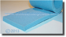Blue Cellular Foam
